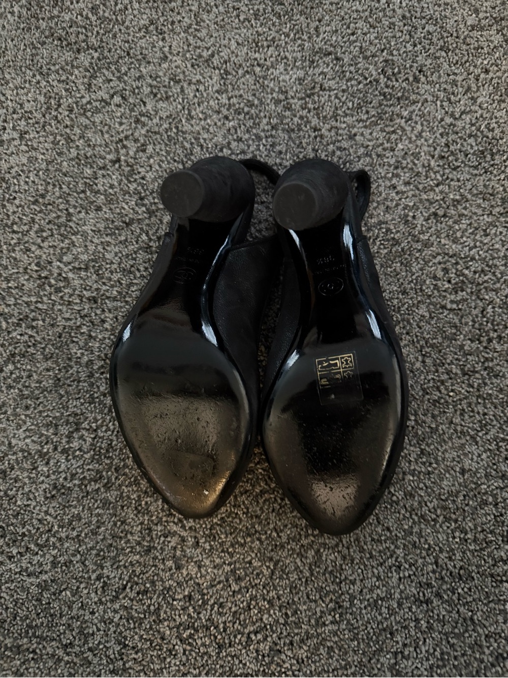 CHANEL Black Slingback High Heel Pumps - Picture 8 of 11